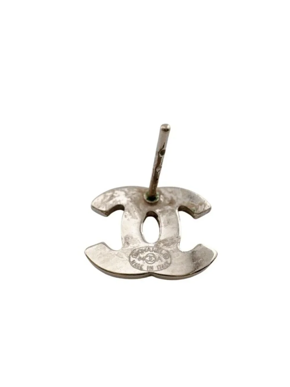 Chanel Metal Earrings Silver